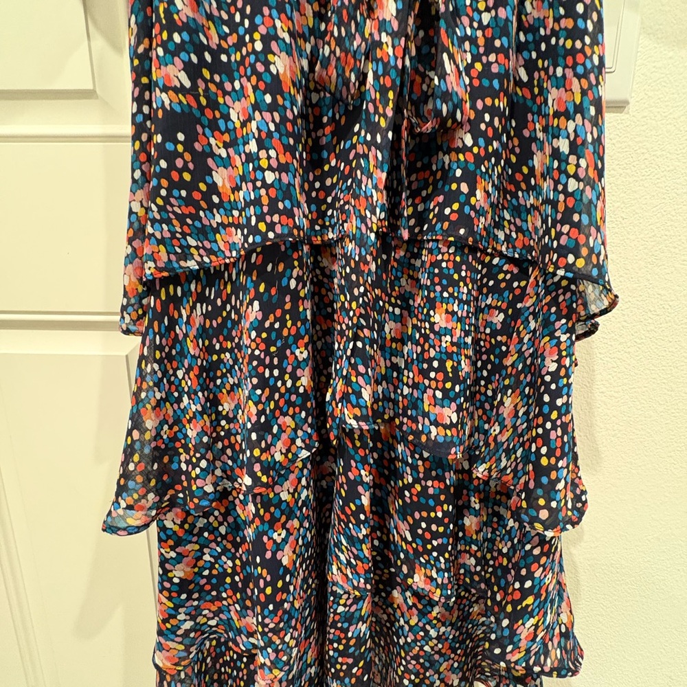 Sandra Darren confetti Midi Dress Size M - Picture 5 of 12